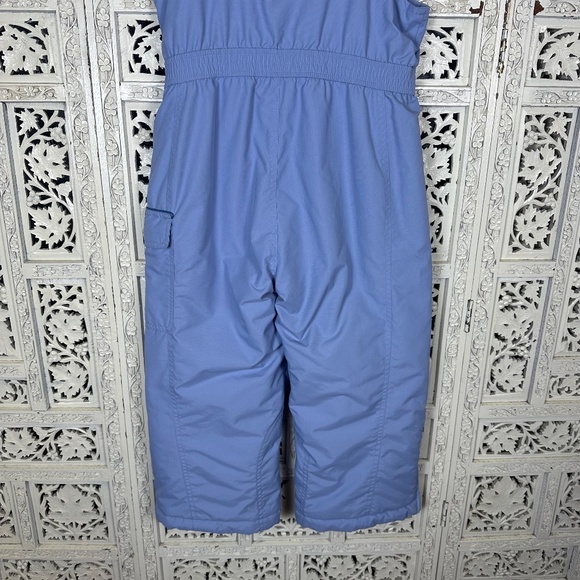 L.L. Bean Kids Insulated Waterproof SnowSuit Fleece Lined Girls 5/6 Light Blue - Picture 6 of 7